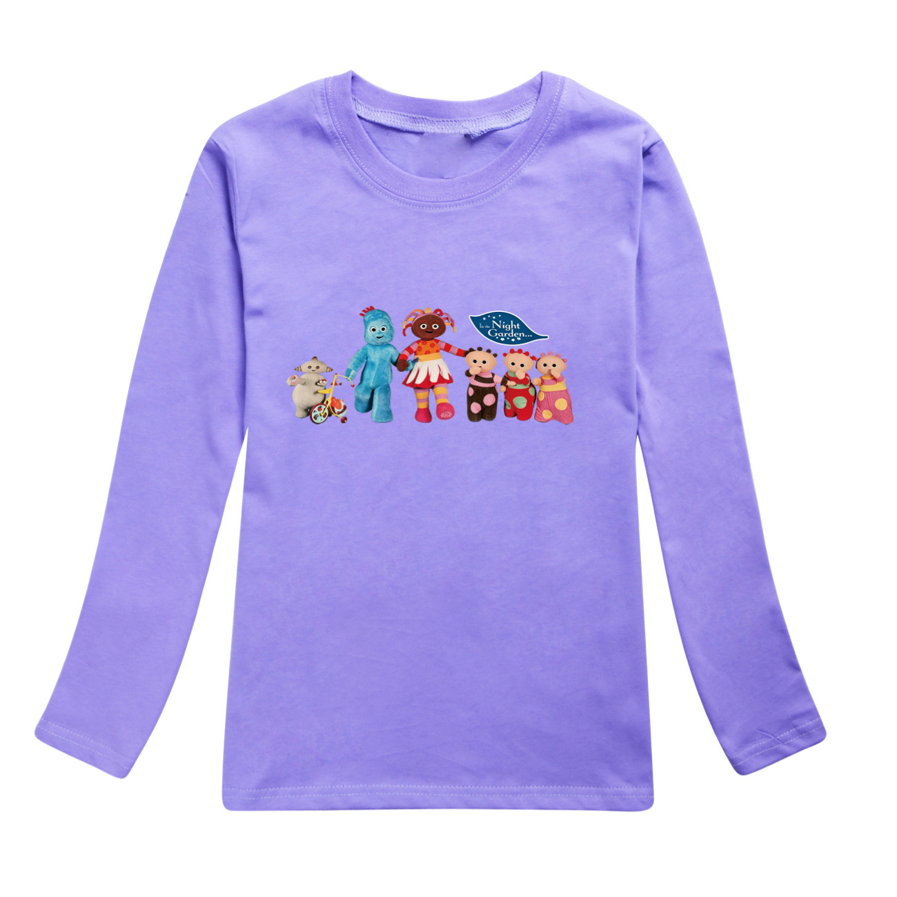 Baby Clothing Night - かわいいインザナイトガーデン Tシャツキッズ漫画マッカデイジー & トムリブース服女の赤ちゃん長袖トップス男の子 O ネック服