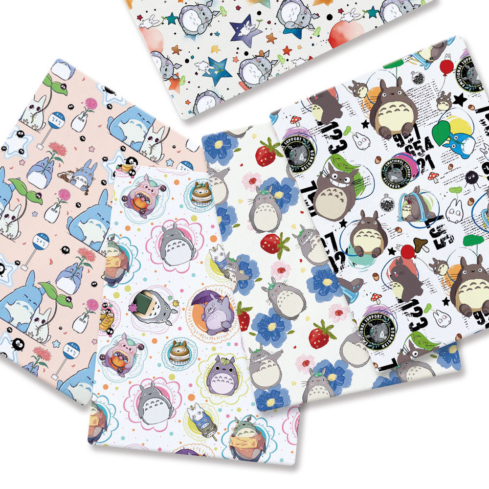 Baby Clothing Japan - 140x50cm子供用漫画プリント生地,手作り縫製,パッチワーク,キルティング,ベビードレス,ホームシート,DIY