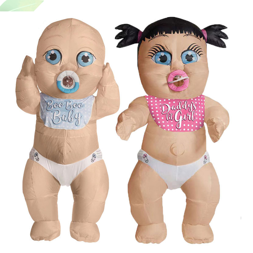 Baby Clothing Sets Boy - 男の子女の子巨大な赤ちゃんインフレータブル服大人のコスプレマスコット衣装ハロウィン性別発表パーティー