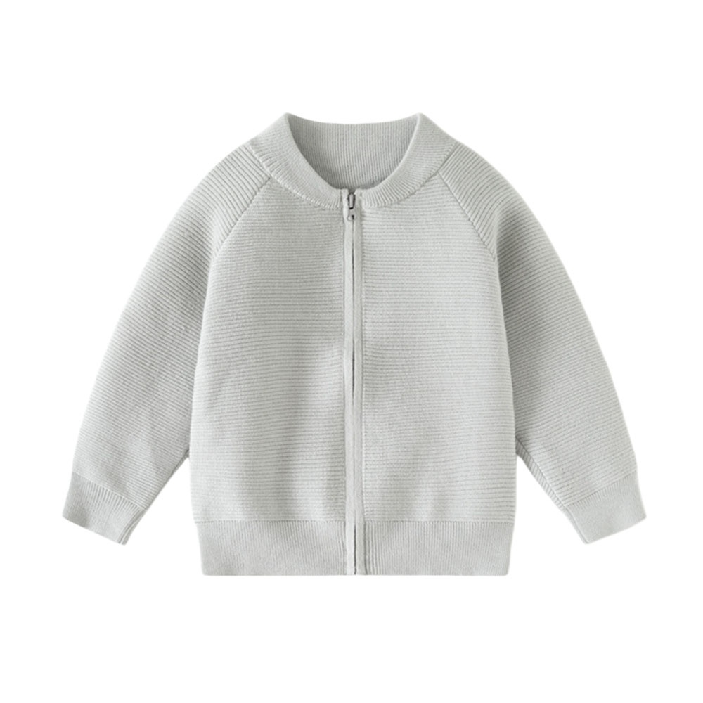 Baby Clothing Zipper - ファッション秋冬長袖オープンステッチ女の子セーター 3-7T 子供服ジッパー付き新デザインベビーコスチューム