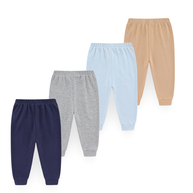 4 ピースユニセックスベビーパンツ綿 100% 無地 0-2 - Baby Clothing Bundles のレビューと価格