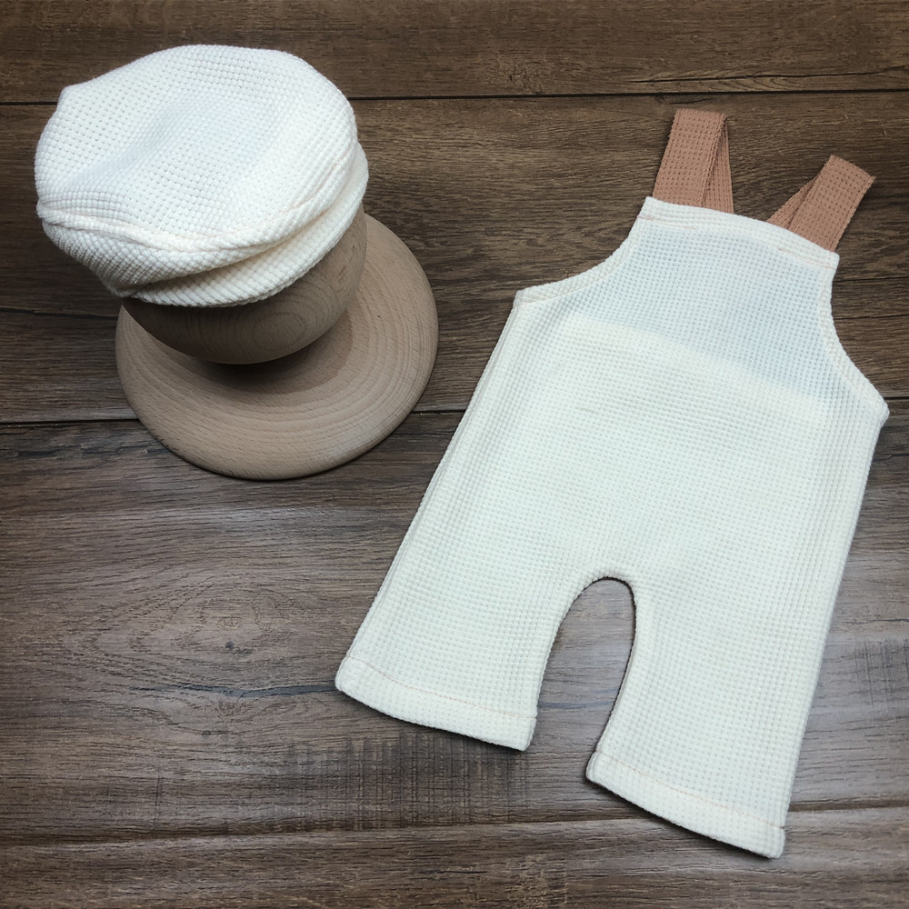新生児写真アクセサリー,写真撮影衣装,キャップ,オーバーオー - Baby Clothing Sets Boy のレビューと価格