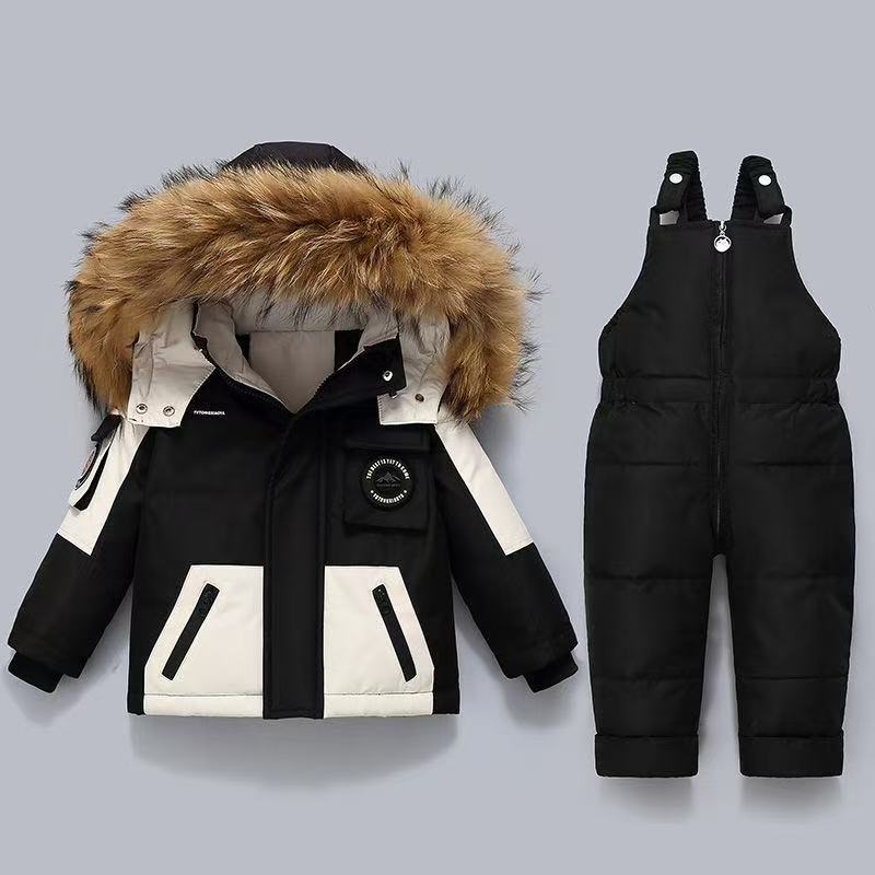 2026 冬子供用ダウンジャケットサーマルセットベビー厚手よ - Baby Clothing Zipper のレビューと価格