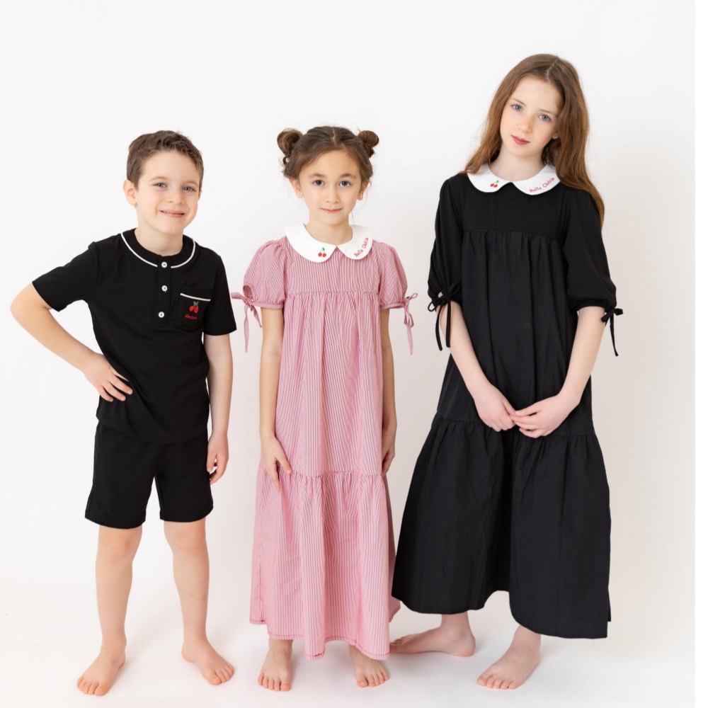 AP SS26 金曜日の夜ピンストライプコレクションキッズボ - Baby Clothing Night のレビューと価格