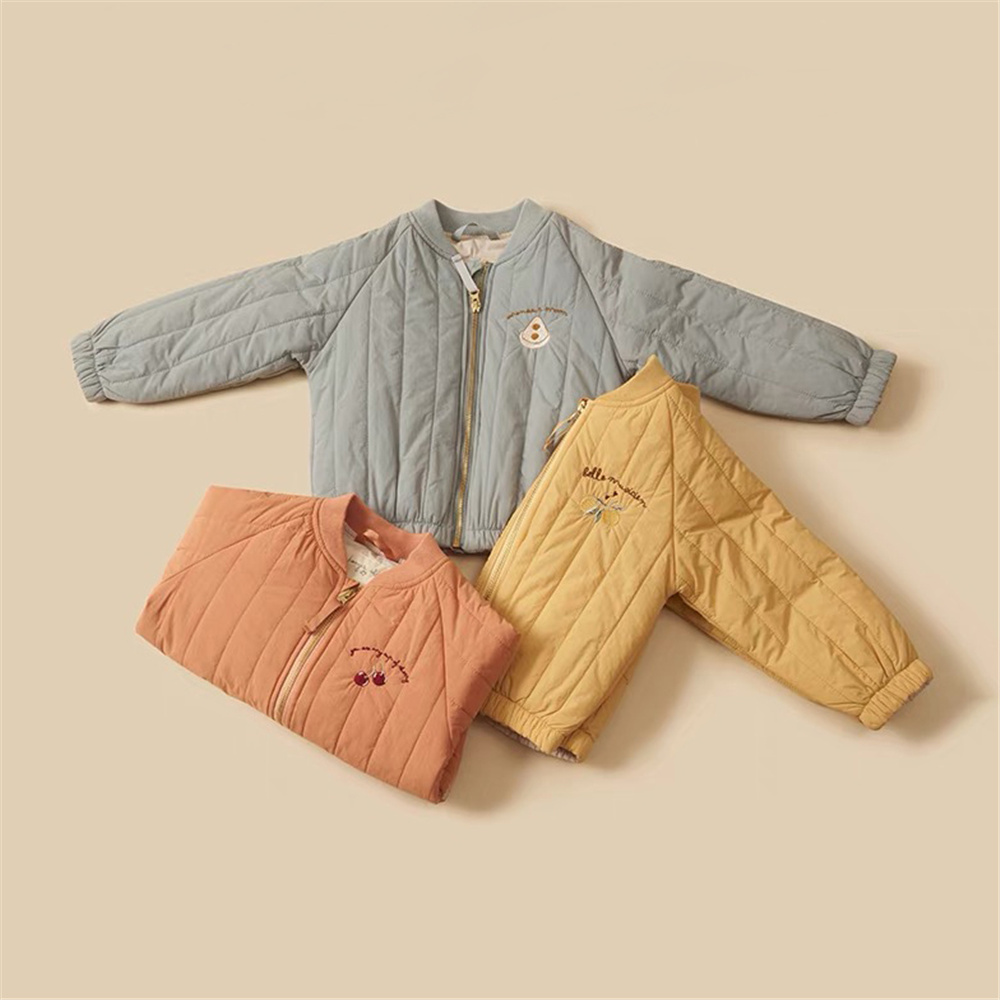 1-6Y 子供服春肥厚ダウン綿ガールジャケットベビー子供暖か - Baby Clothing Zipper のレビューと価格