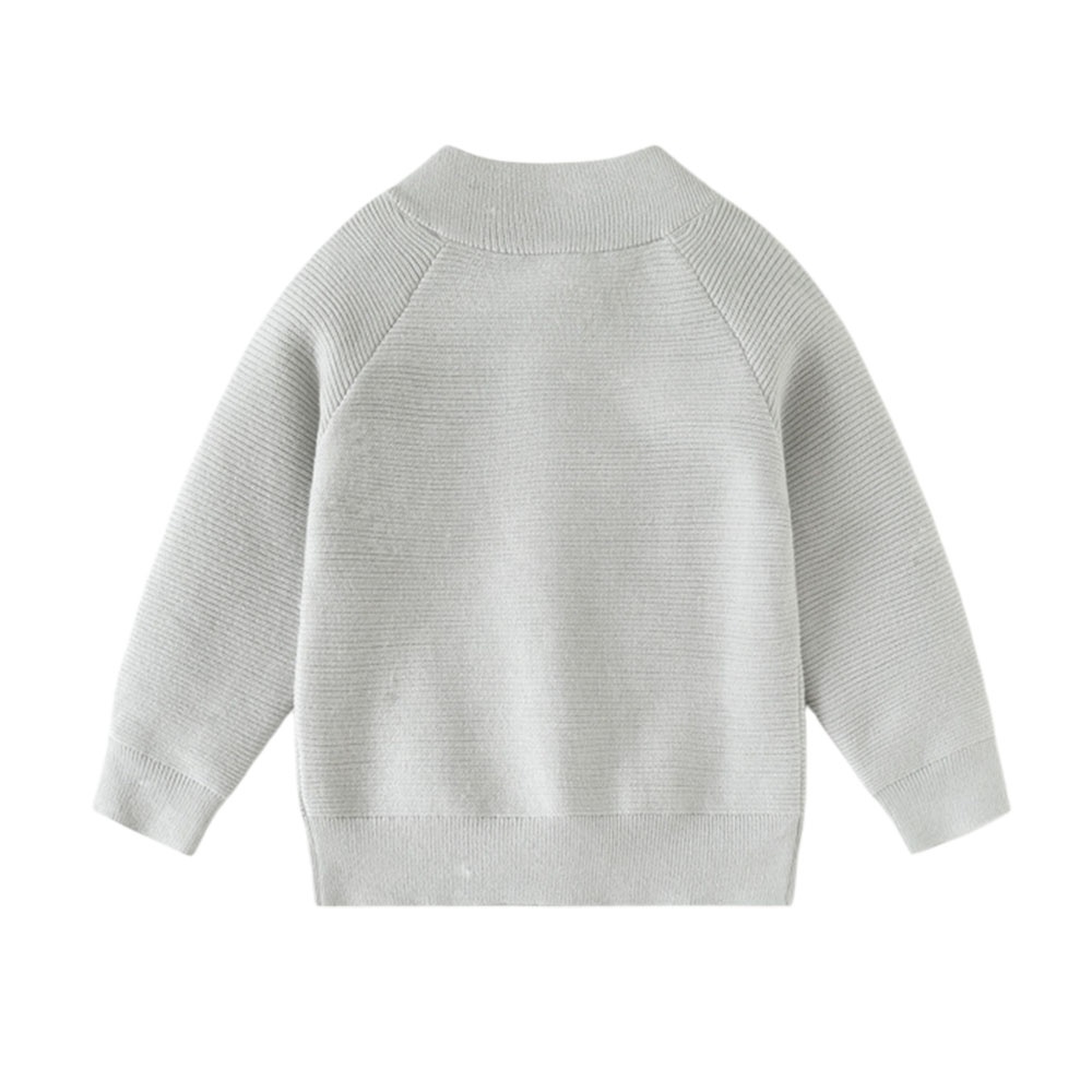 ファッション秋冬長袖オープンステッチ女の子セーター 3-7T - Baby Clothing Zipper のレビューと価格