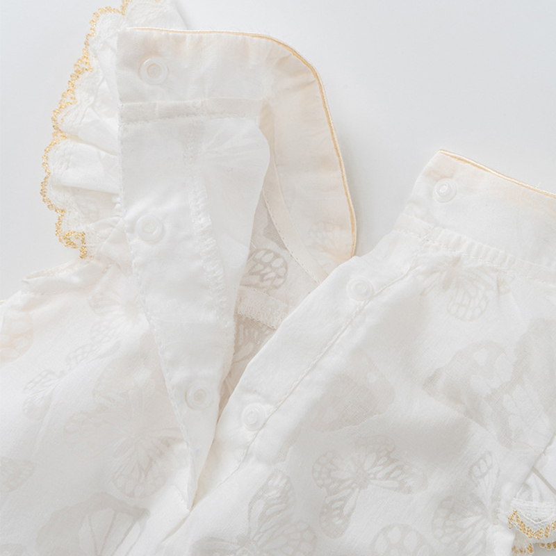 新生児用ノースリーブコットンボディスーツ,女の子用ホワイトベ - Baby Clothing Bundles のレビューと価格