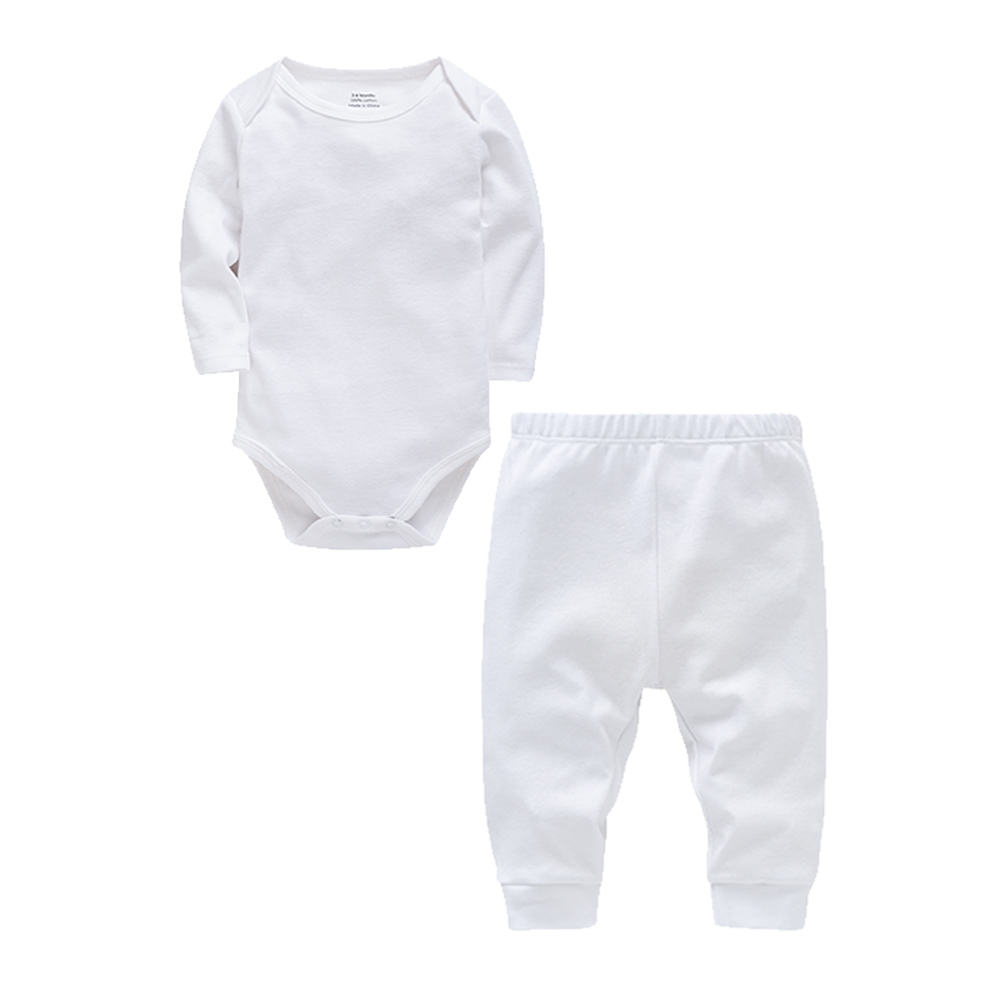 2 個セット綿 100% ベビーロンパースパンツブランクカラ - Baby Clothing Bundles のレビューと価格