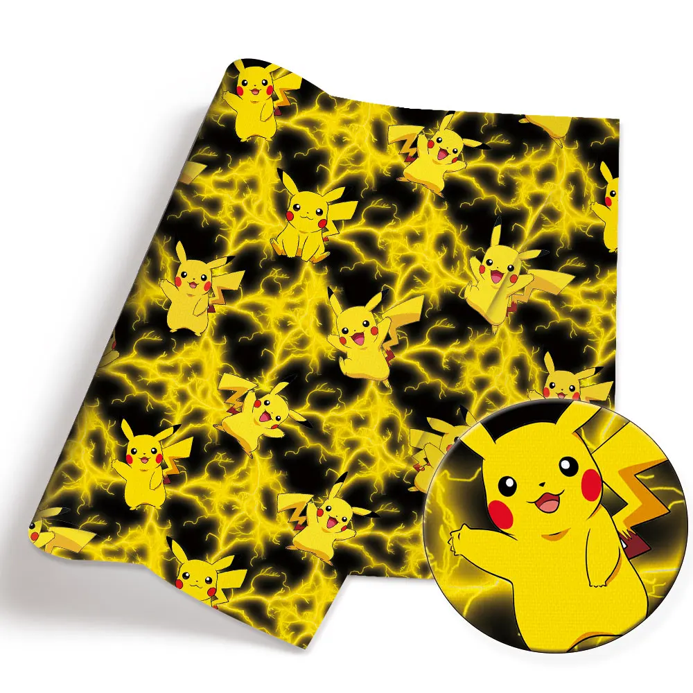 子供のためのポケモン漫画プリント生地,手作りの縫製,パッチワ - Baby Clothing Japan のレビューと価格